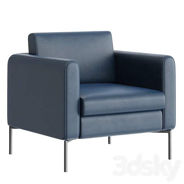 Kinsey Armchair 3D Model Kinsey Armchair 3D Model