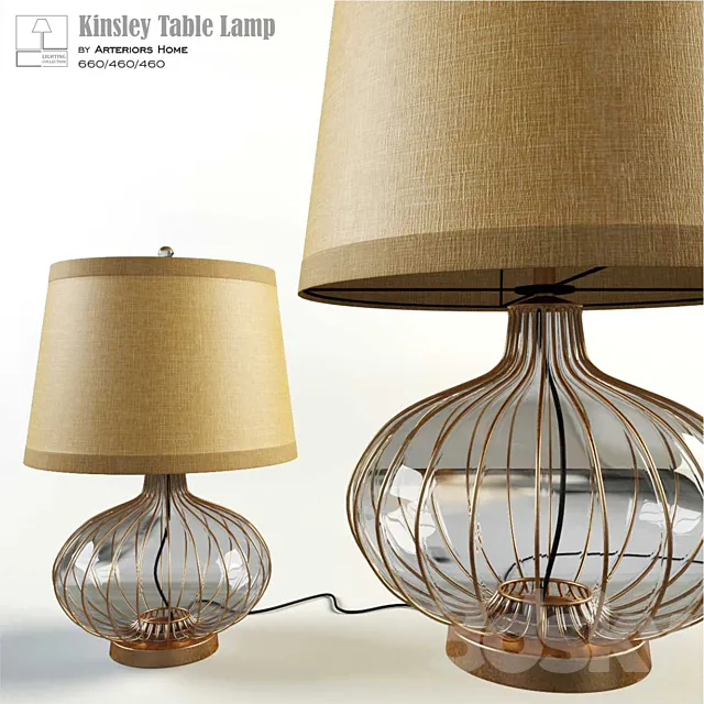 Kinsley Table Lamp 3DModel Kinsley Table Lamp 3DModel