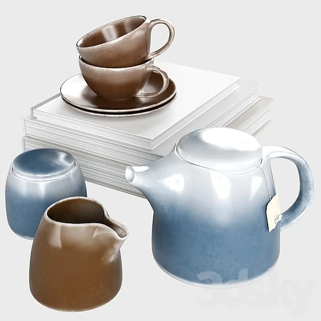 Kinto teapot set 3DModel