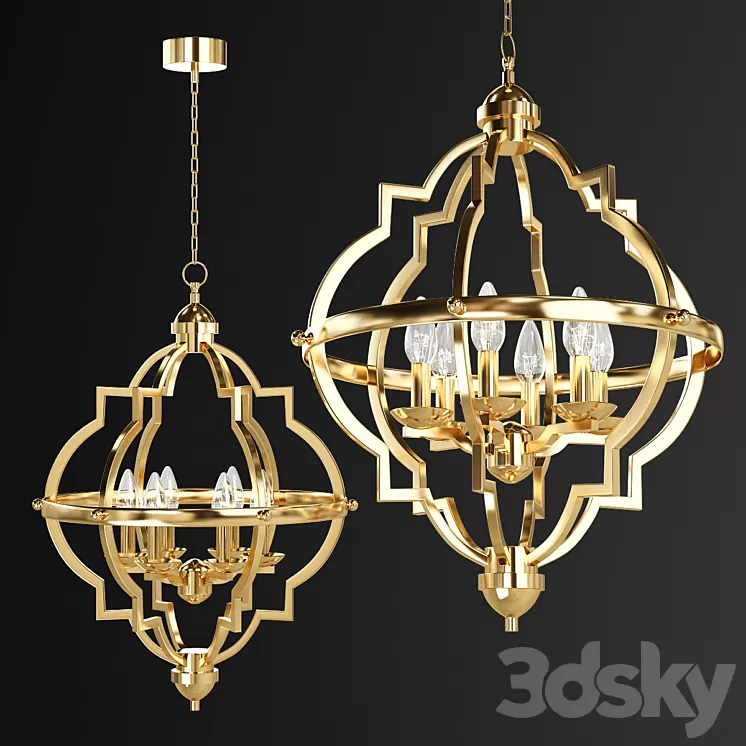 Kira Home Capistrano 28 Rustic Chandelier Warm Brass 3D Model Kira Home Capistrano 28 Rustic Chandelier Warm Brass 3D Model