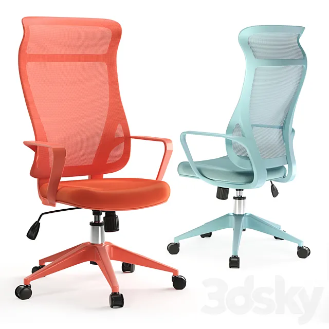 Kirby office chair 3D Model Kirby office chair 3D Model