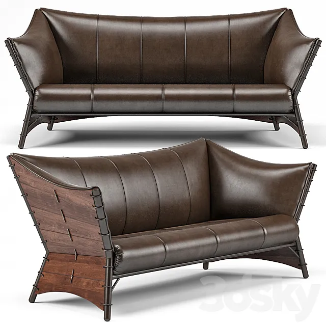 Kiribati 3 Seater Sofa 3DModel Kiribati 3 Seater Sofa 3DModel
