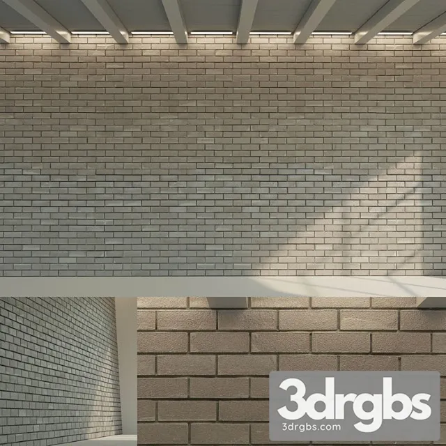 Kirpichnaia Stena Temnyi Kirpich 3D Model Download