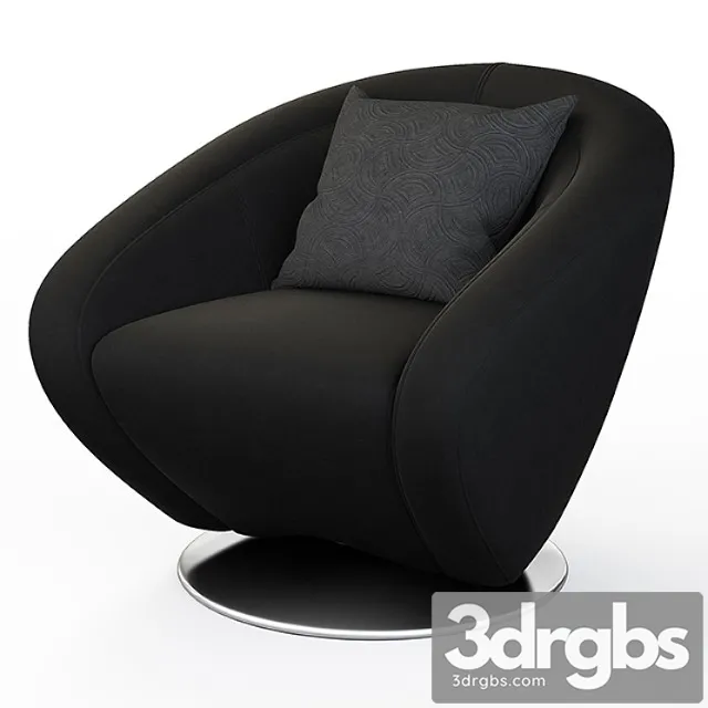 Kiss 1 Armchair 3D Model Download