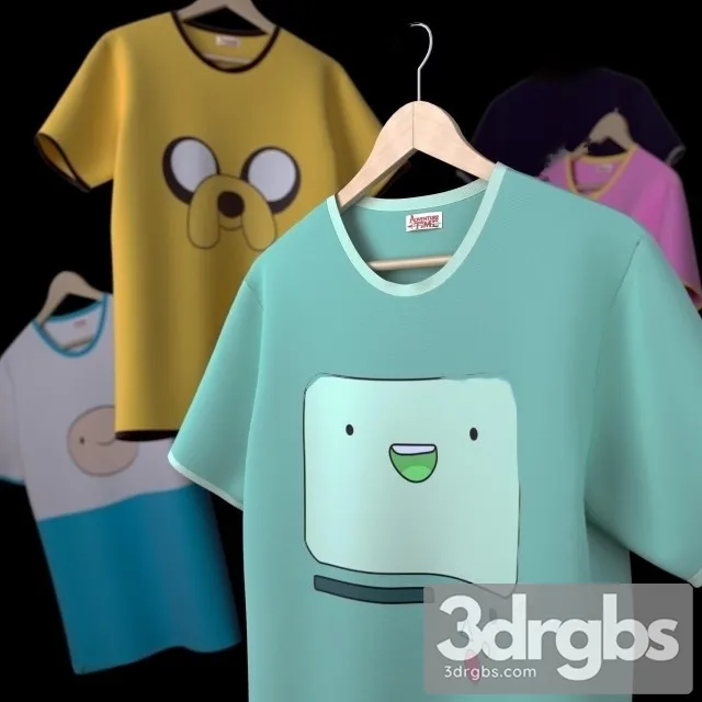 Kit Tshirts 3D Model Download