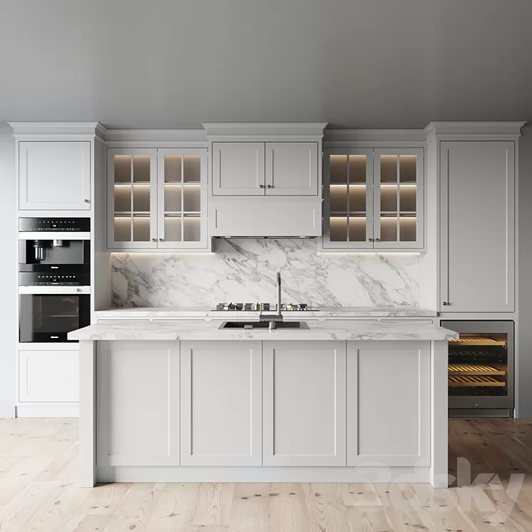 kitchen 0100 3D Model kitchen 0100 3D Model