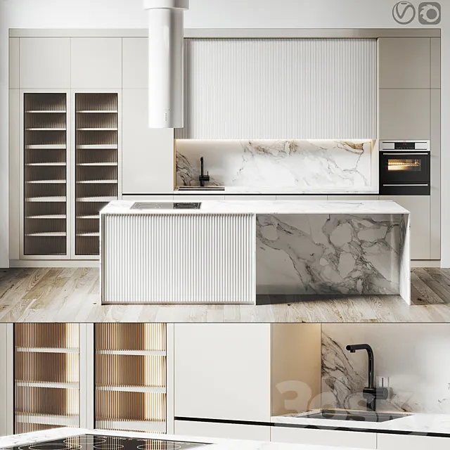 Kitchen 016 505x290H 3D Model