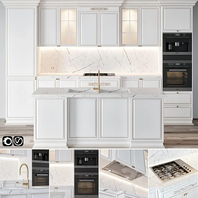 Kitchen 03 3DModel Kitchen 03 3DModel