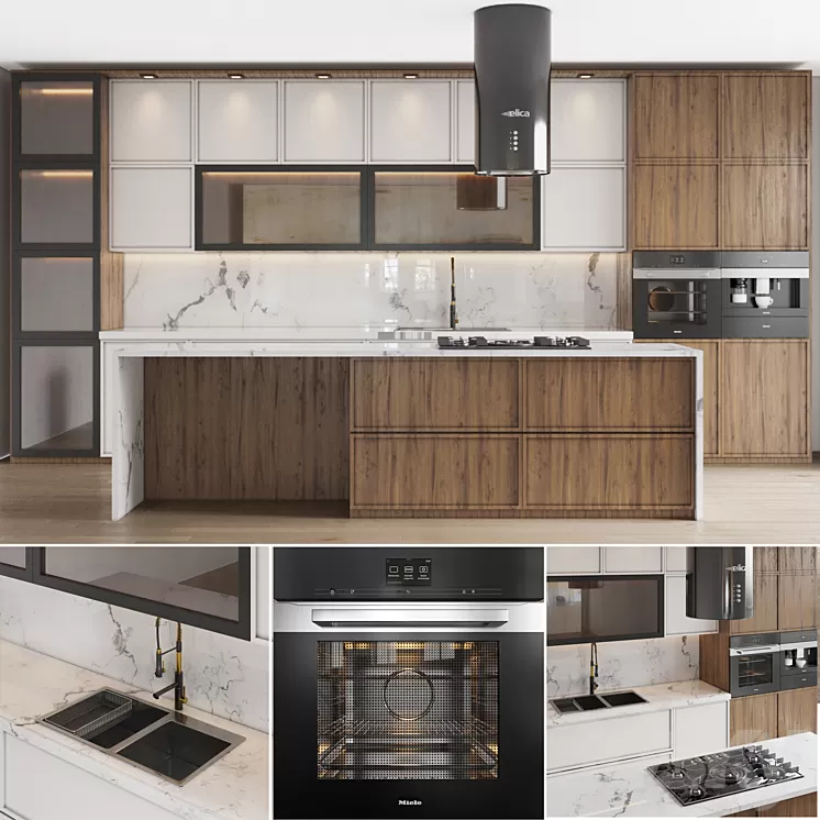 Kitchen 036 3D Model Free Download
