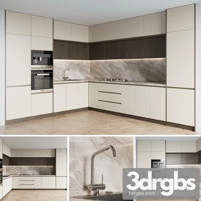 Kitchen 042 3 3D Model Download