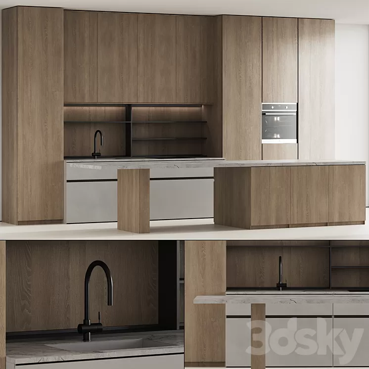 Kitchen 05 3D Model Free Download