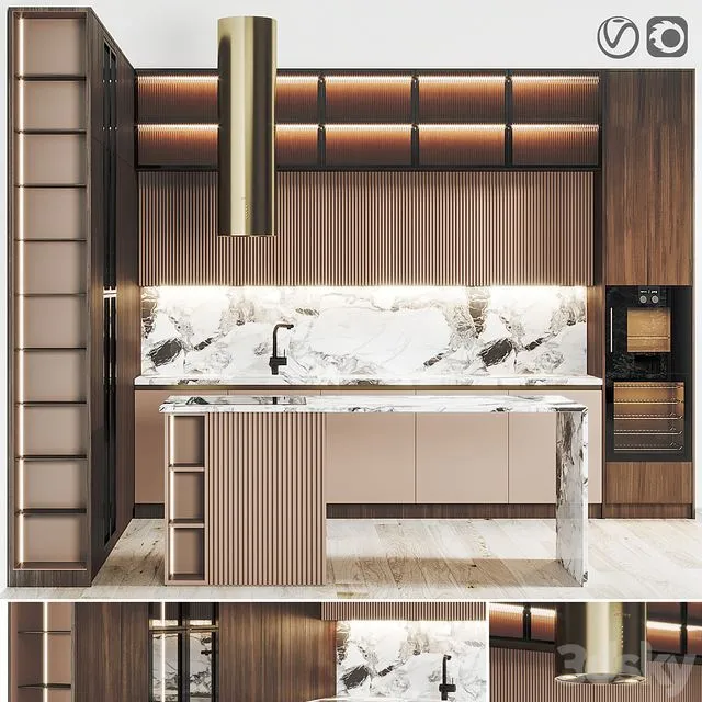 Kitchen 060 400x320x290H 3D Model