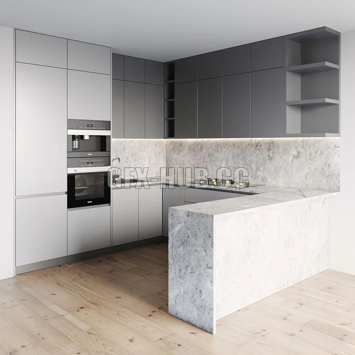 Kitchen 079 3D Model
