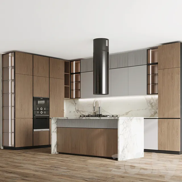 Kitchen 088 3D Model Kitchen 088 3D Model