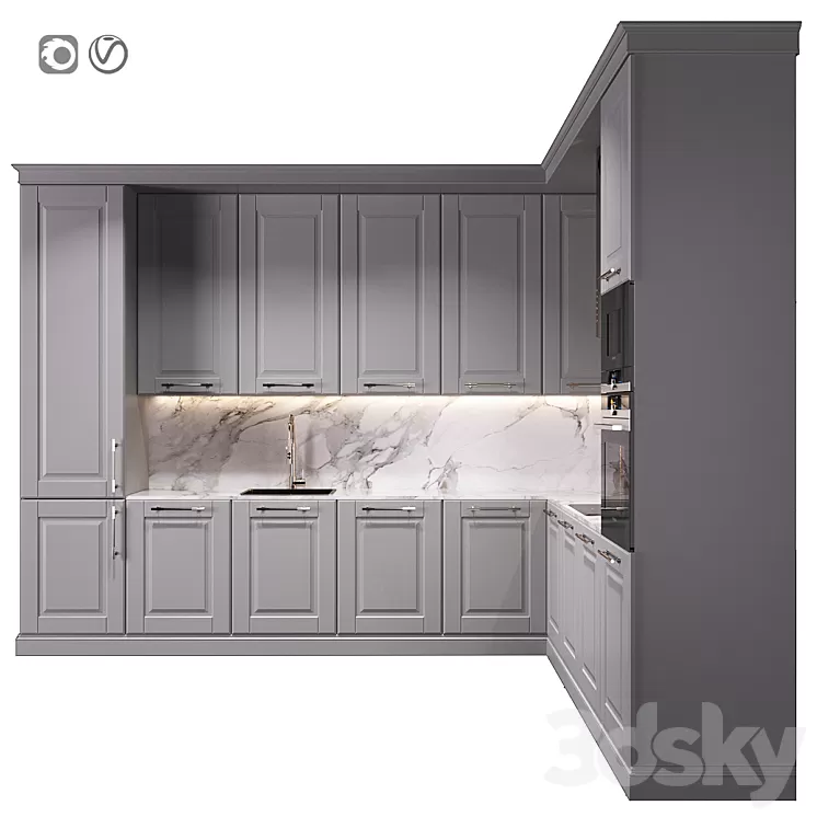 Kitchen 10 3D Model Kitchen 10 3D Model