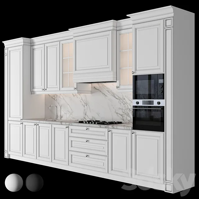 Kitchen 100 3D Model