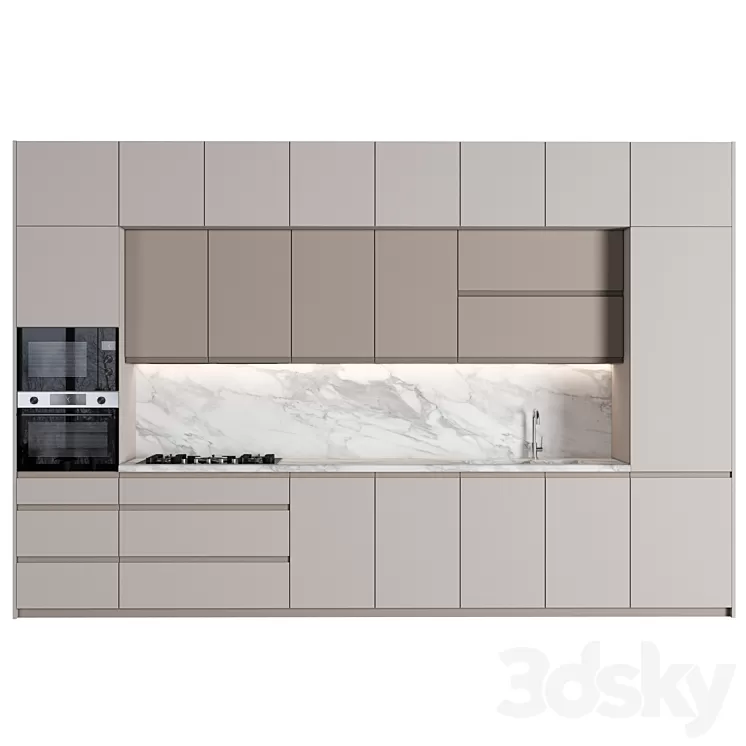 Kitchen 106 3D Model Free Download