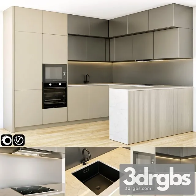 Kitchen 14 3D Model Download