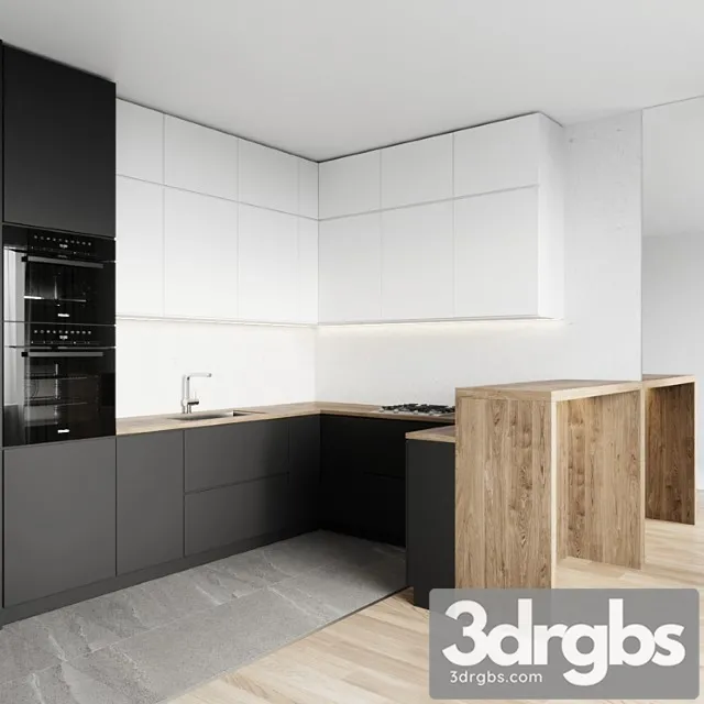 Kitchen 2323 3D Model Download