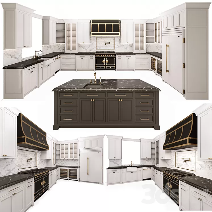 Kitchen 3 3D Model Kitchen 3 3D Model