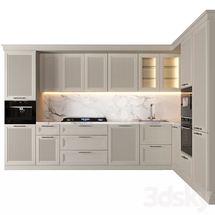 Kitchen 33 3D Model Kitchen 33 3D Model