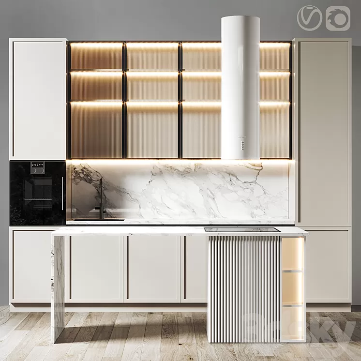 Kitchen 360x270H 3D Model Kitchen 360x270H 3D Model