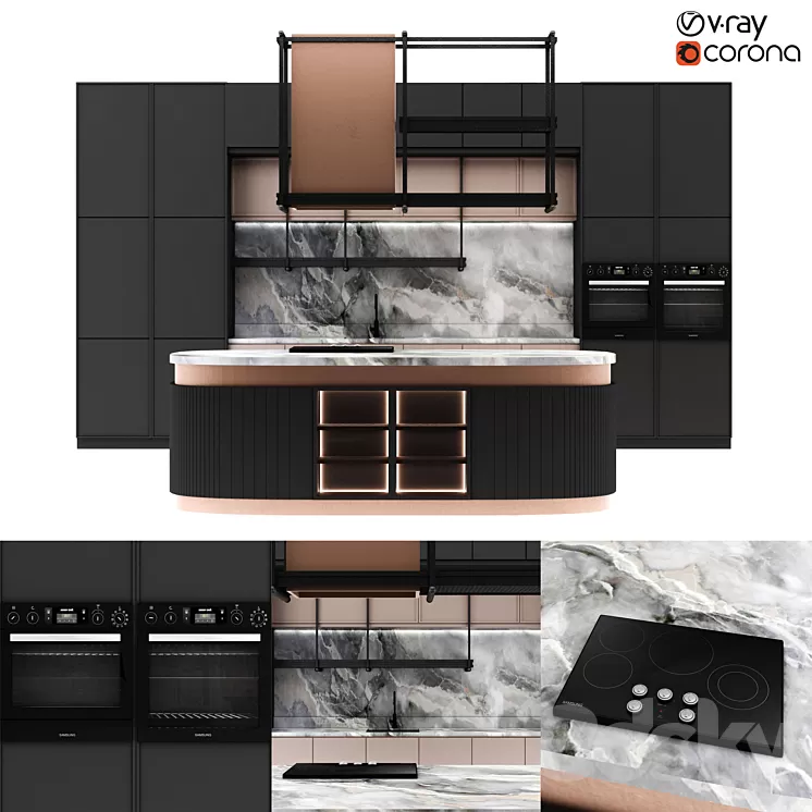 kitchen 3D Model Free Download
