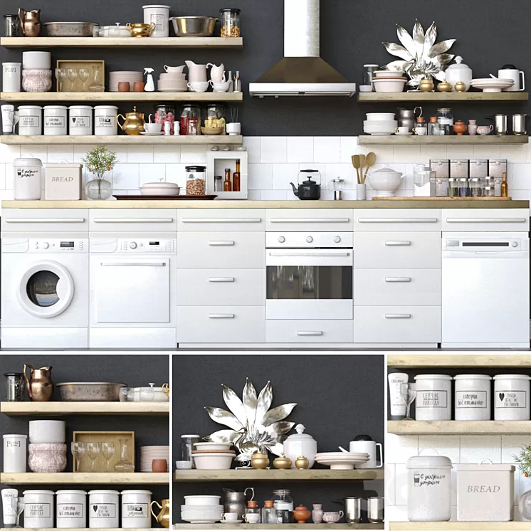 Kitchen 3D Model Kitchen 3D Model