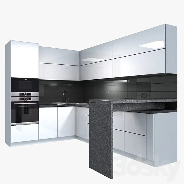 Kitchen 3D Model Kitchen 3D Model