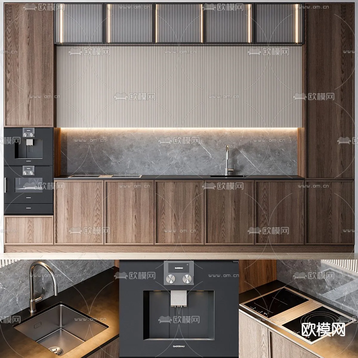 KITCHEN 3D MODELS – 3D Model For Interior Design – 11596 KITCHEN 3D MODELS – 3D Model For Interior Design – 11596