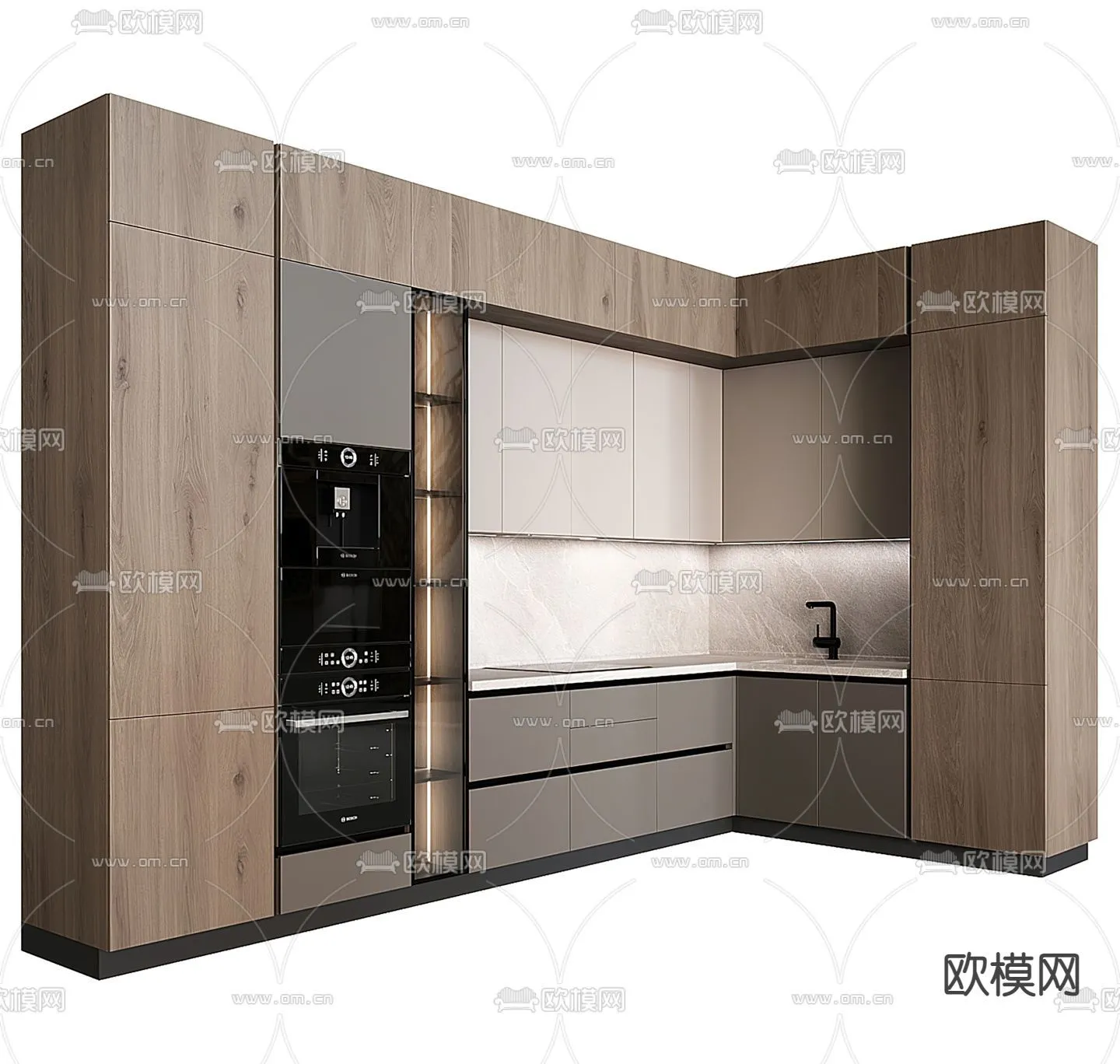 KITCHEN 3D MODELS – 3D Model For Interior Design – 11597 KITCHEN 3D MODELS – 3D Model For Interior Design – 11597