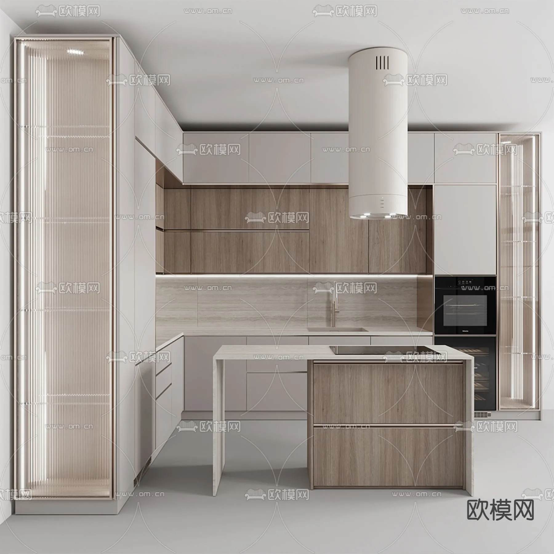 KITCHEN 3D MODELS – 3D Model For Interior Design – 11607 KITCHEN 3D MODELS – 3D Model For Interior Design – 11607