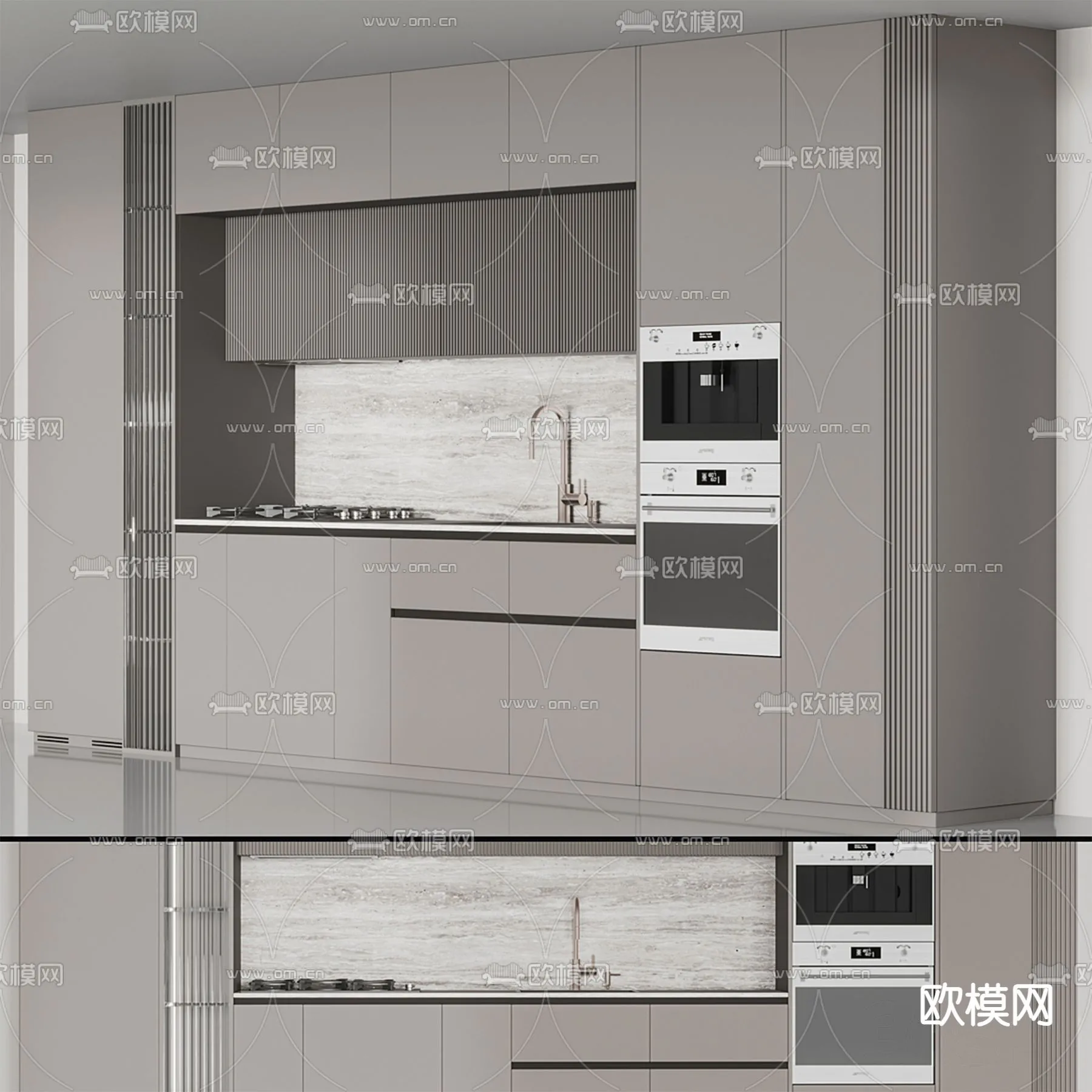 KITCHEN 3D MODELS – 3D Model For Interior Design – 11615 KITCHEN 3D MODELS – 3D Model For Interior Design – 11615