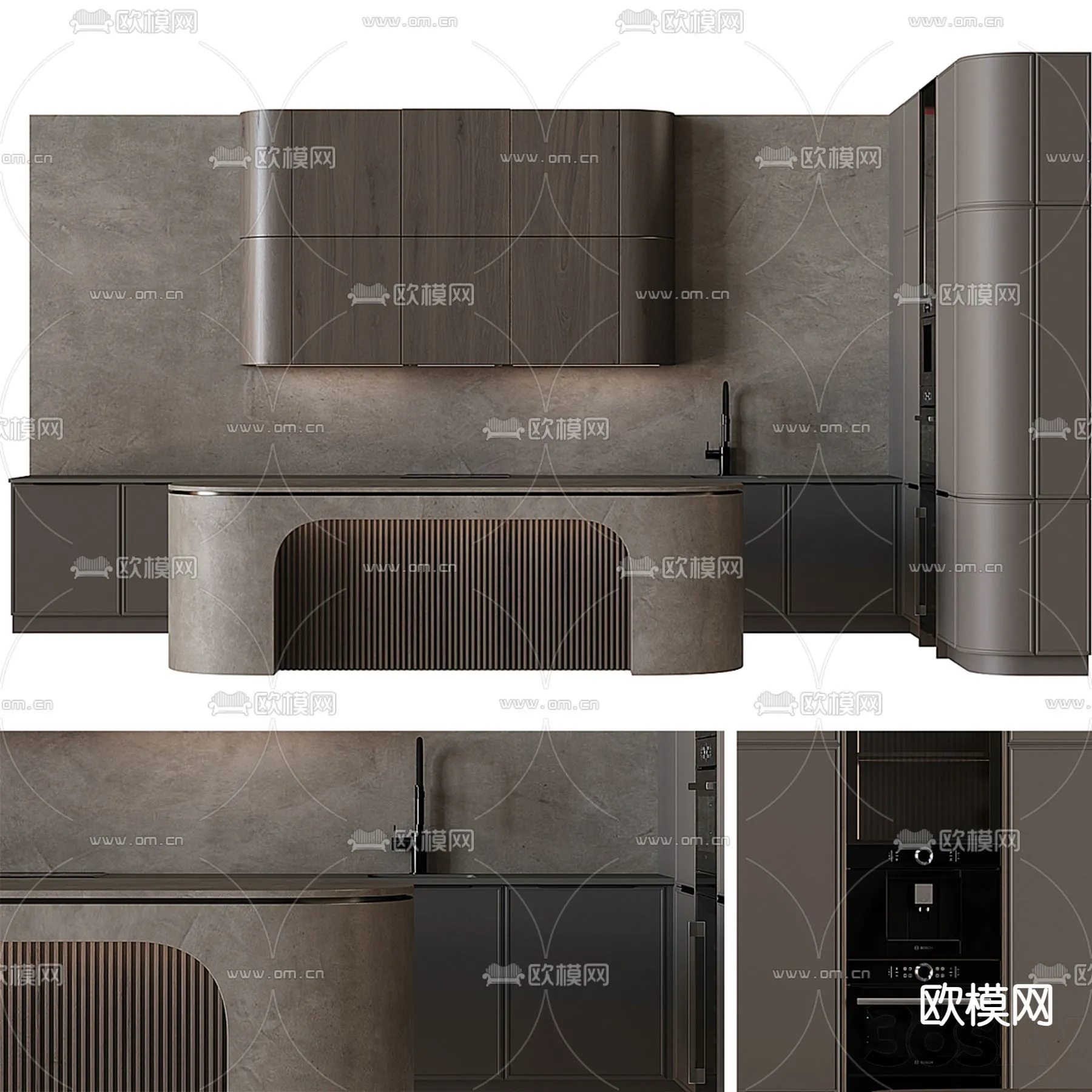 KITCHEN 3D MODELS – 3D Model For Interior Design – 11628 KITCHEN 3D MODELS – 3D Model For Interior Design – 11628