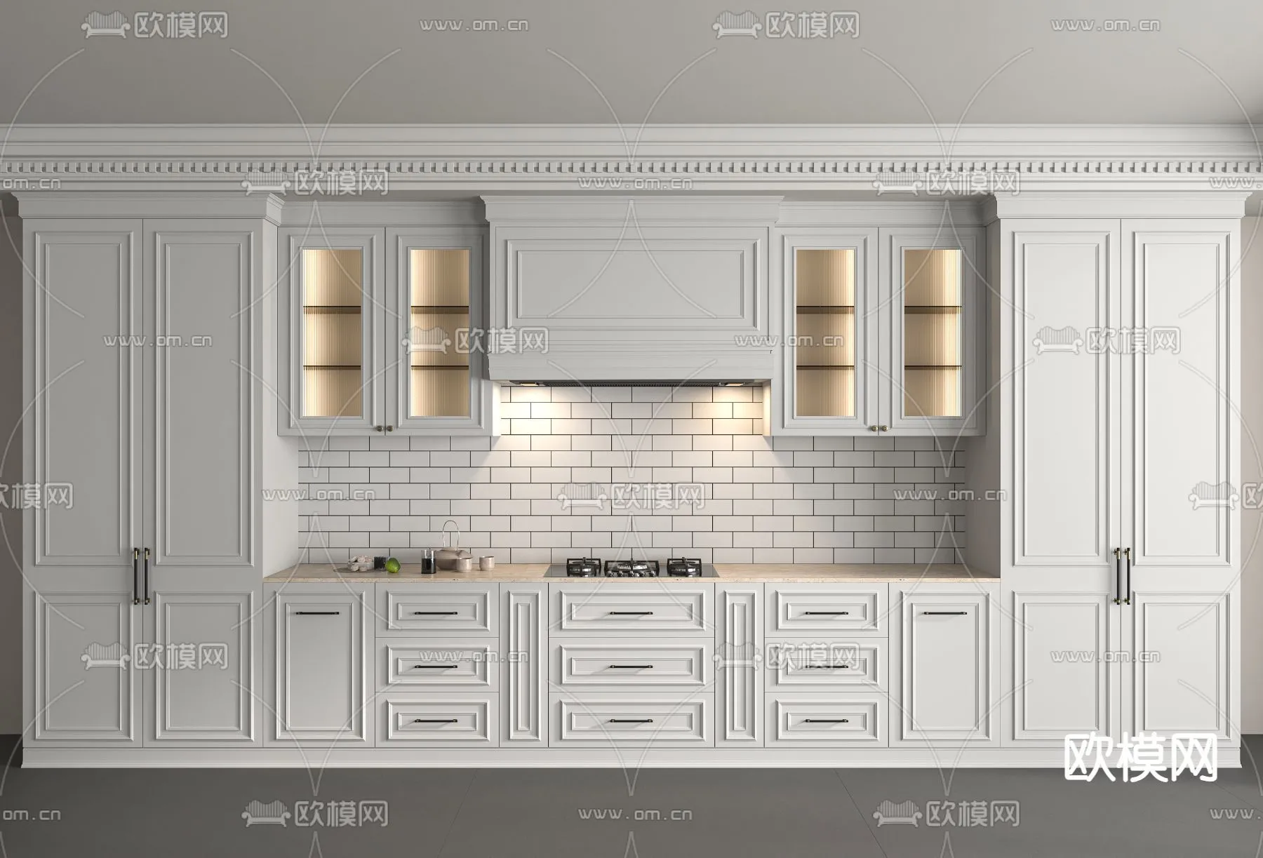 KITCHEN 3D MODELS – 3D Model For Interior Design – 11634 KITCHEN 3D MODELS – 3D Model For Interior Design – 11634