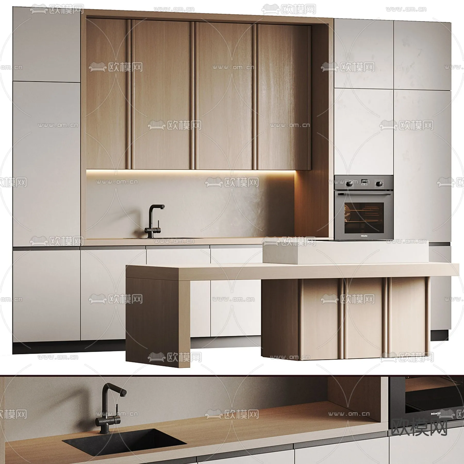 KITCHEN 3D MODELS – 3D Model For Interior Design – 11637 KITCHEN 3D MODELS – 3D Model For Interior Design – 11637