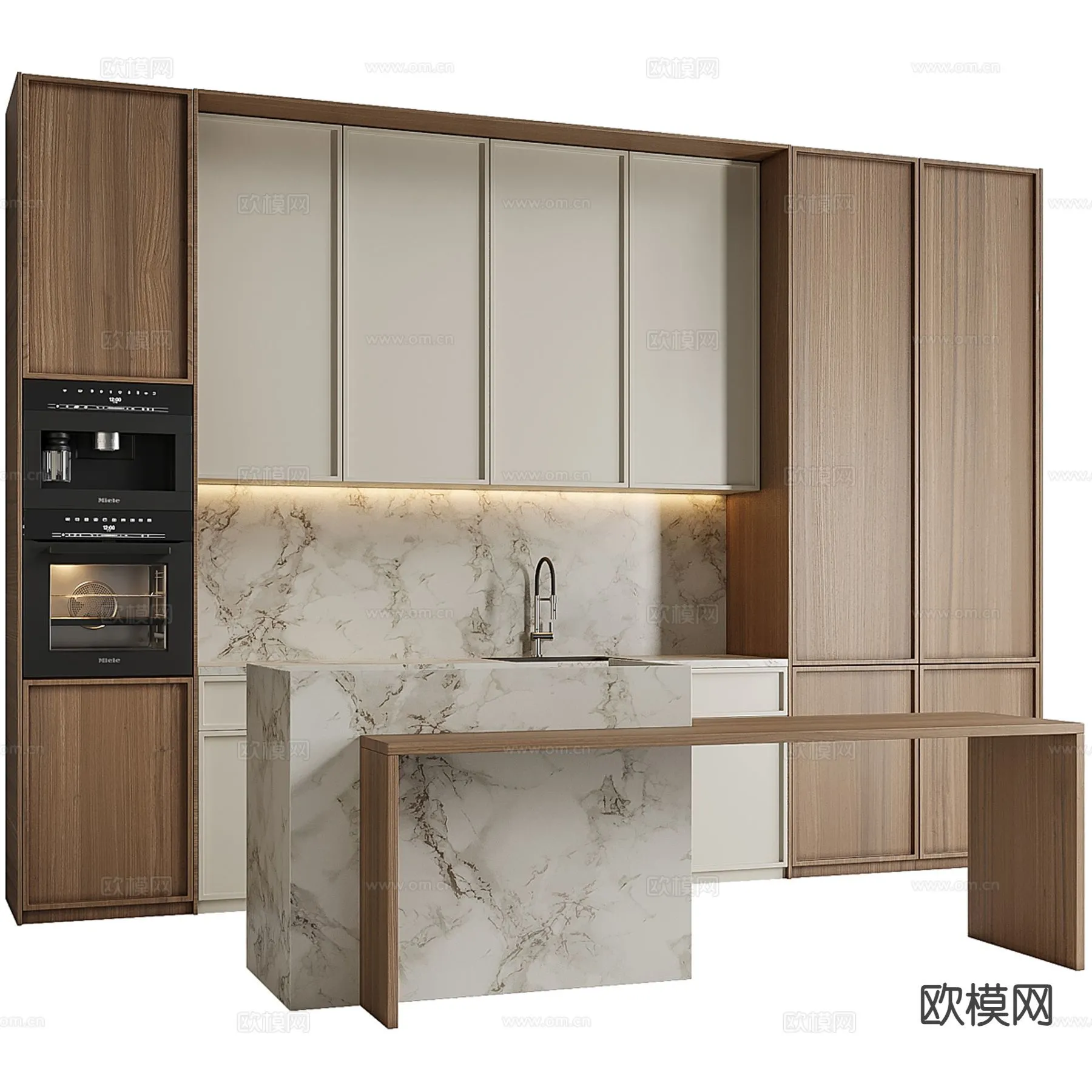 KITCHEN 3D MODELS – 3D Model For Interior Design – 11639