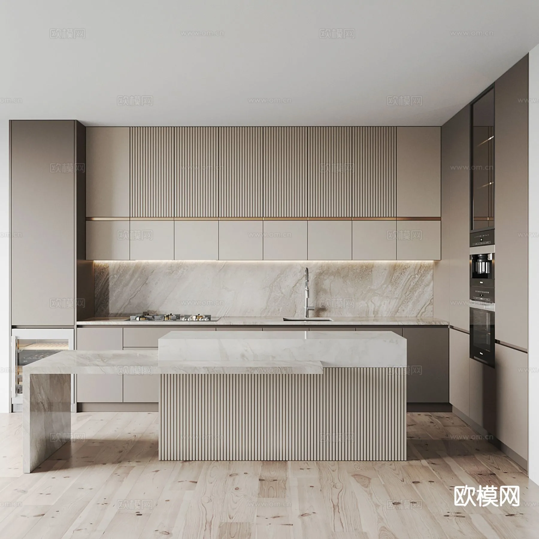 KITCHEN 3D MODELS – 3D Model For Interior Design – 11643