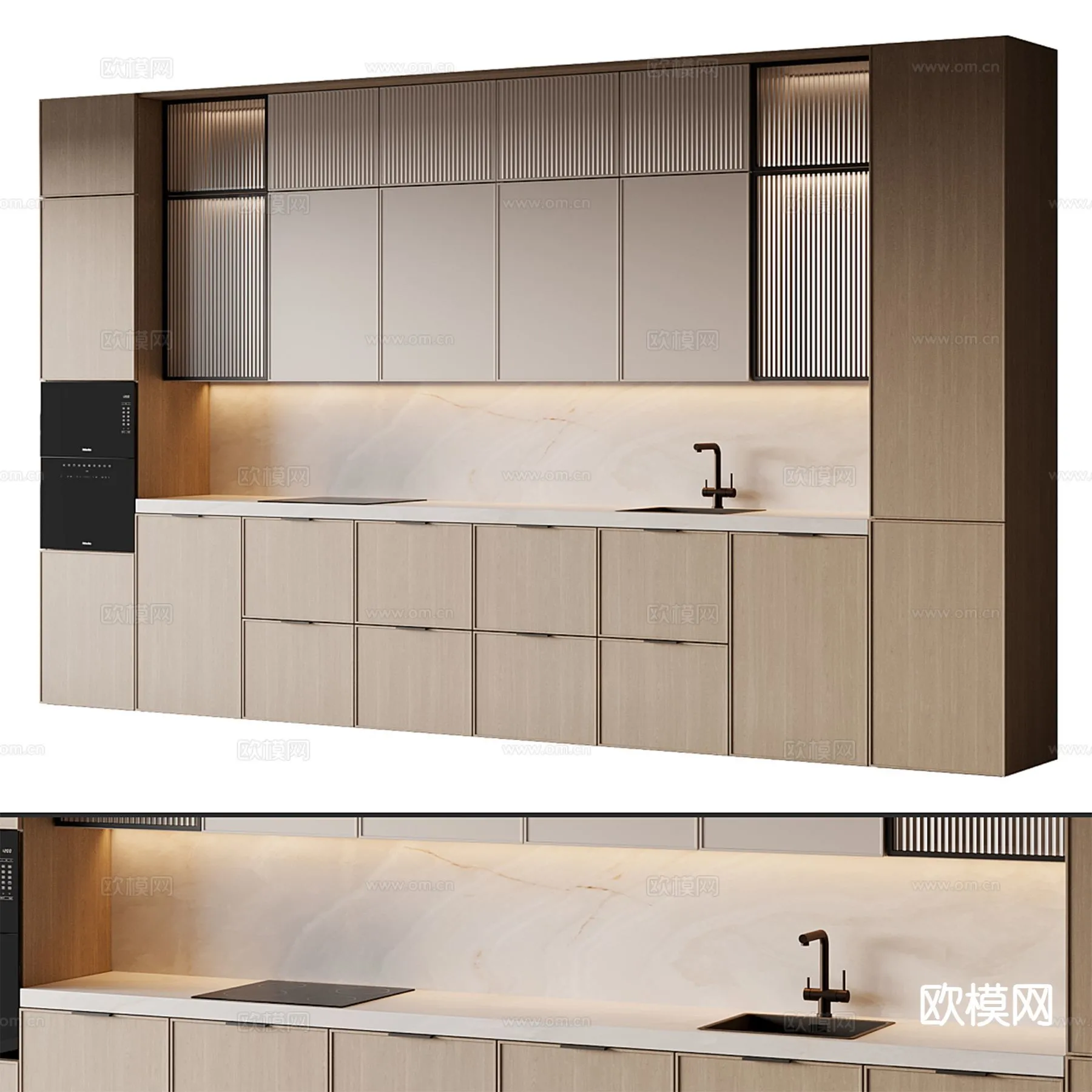 KITCHEN 3D MODELS – 3D Model For Interior Design – 11645