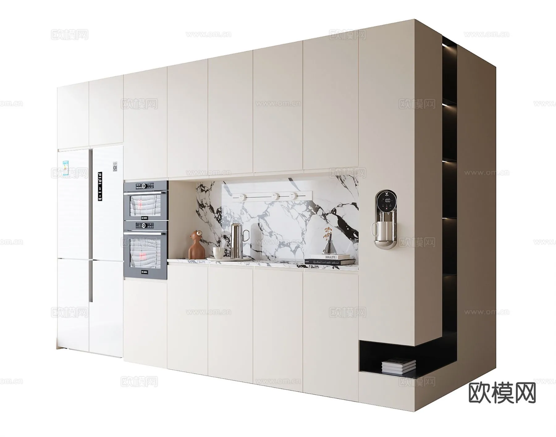 KITCHEN 3D MODELS – 3D Model For Interior Design – 11647