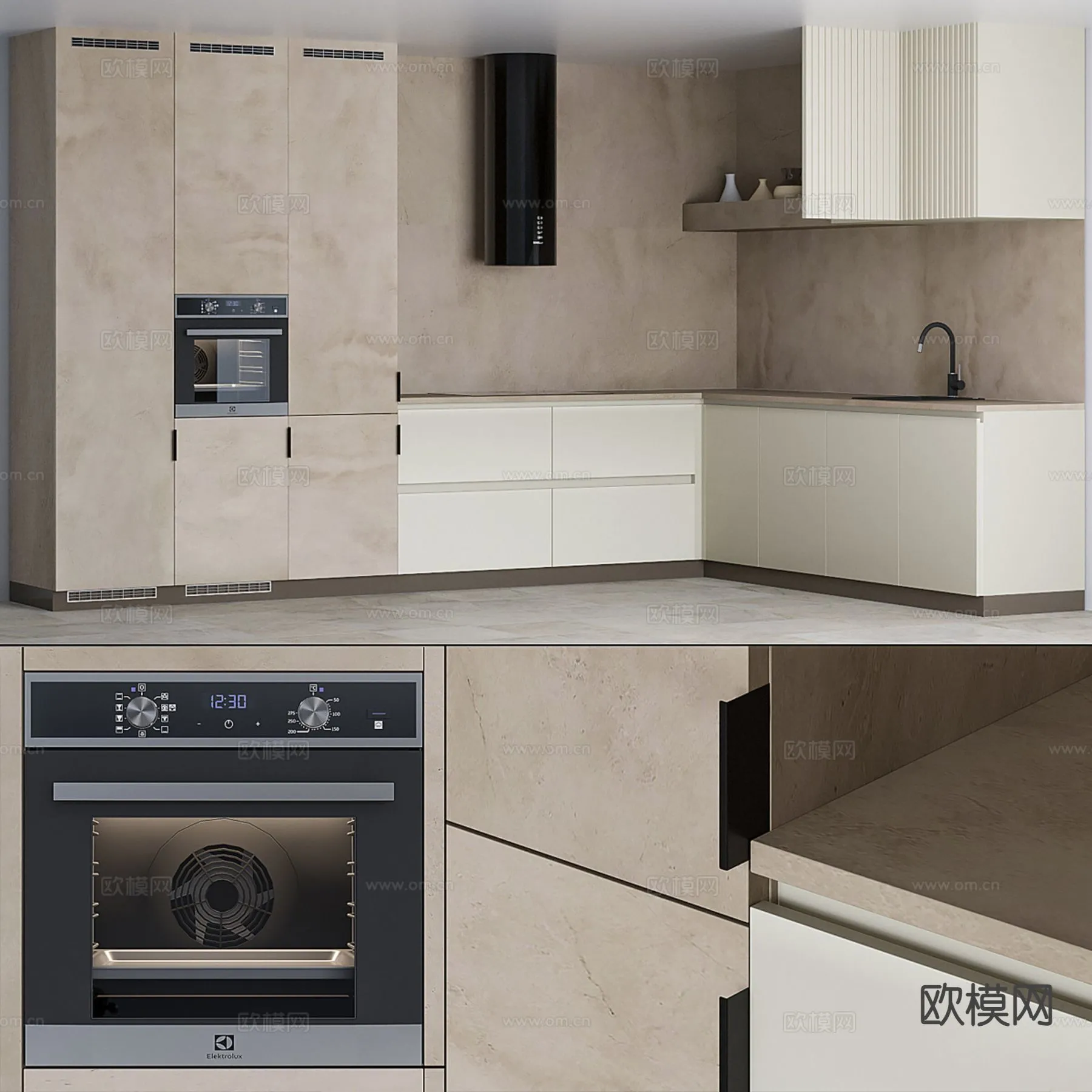 KITCHEN 3D MODELS – 3D Model For Interior Design – 11649