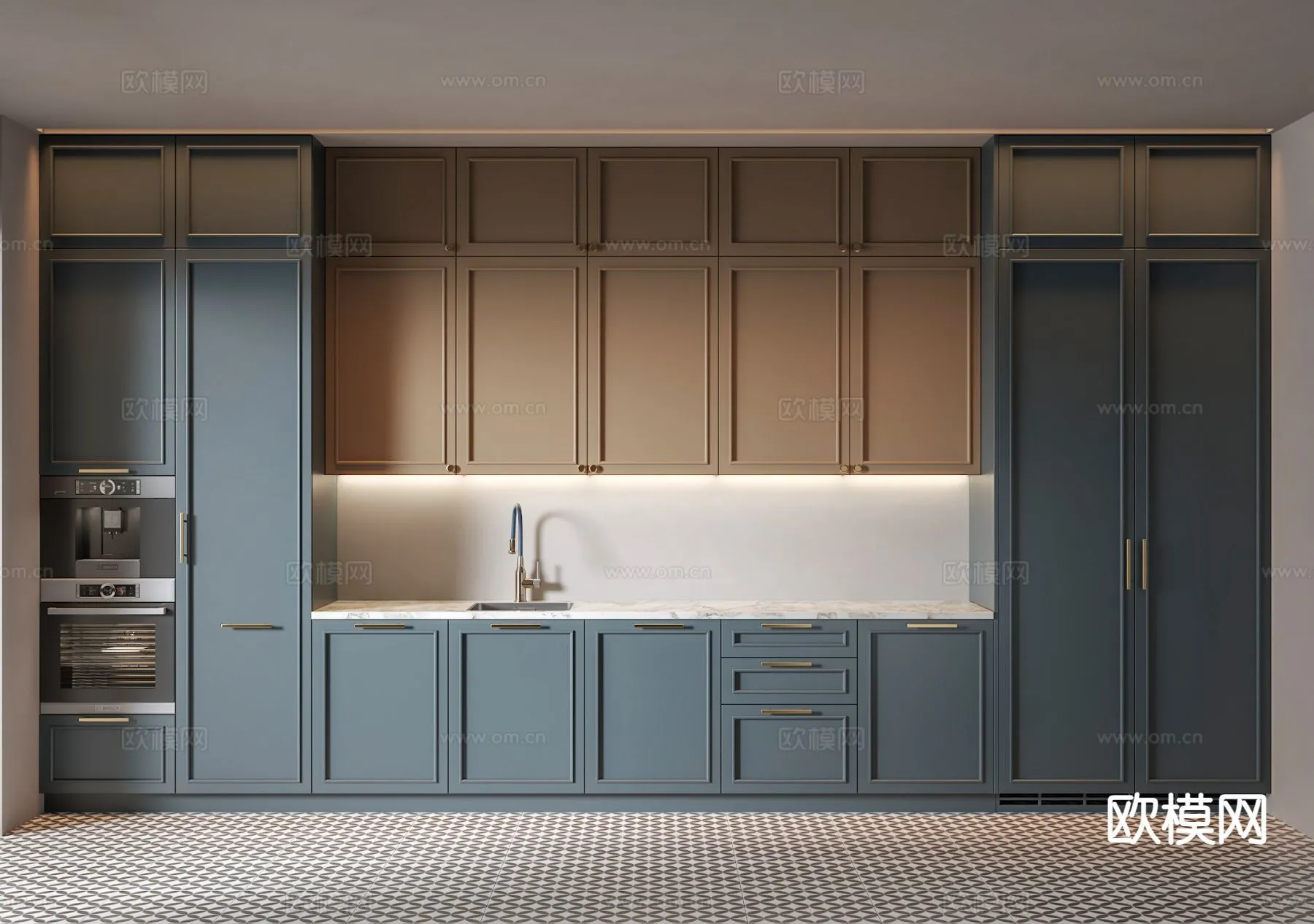 KITCHEN 3D MODELS – 3D Model For Interior Design – 11650