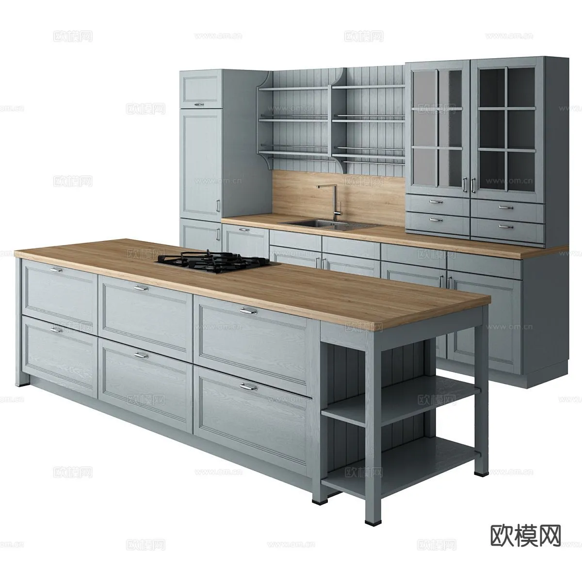 KITCHEN 3D MODELS – 3D Model For Interior Design – 11656