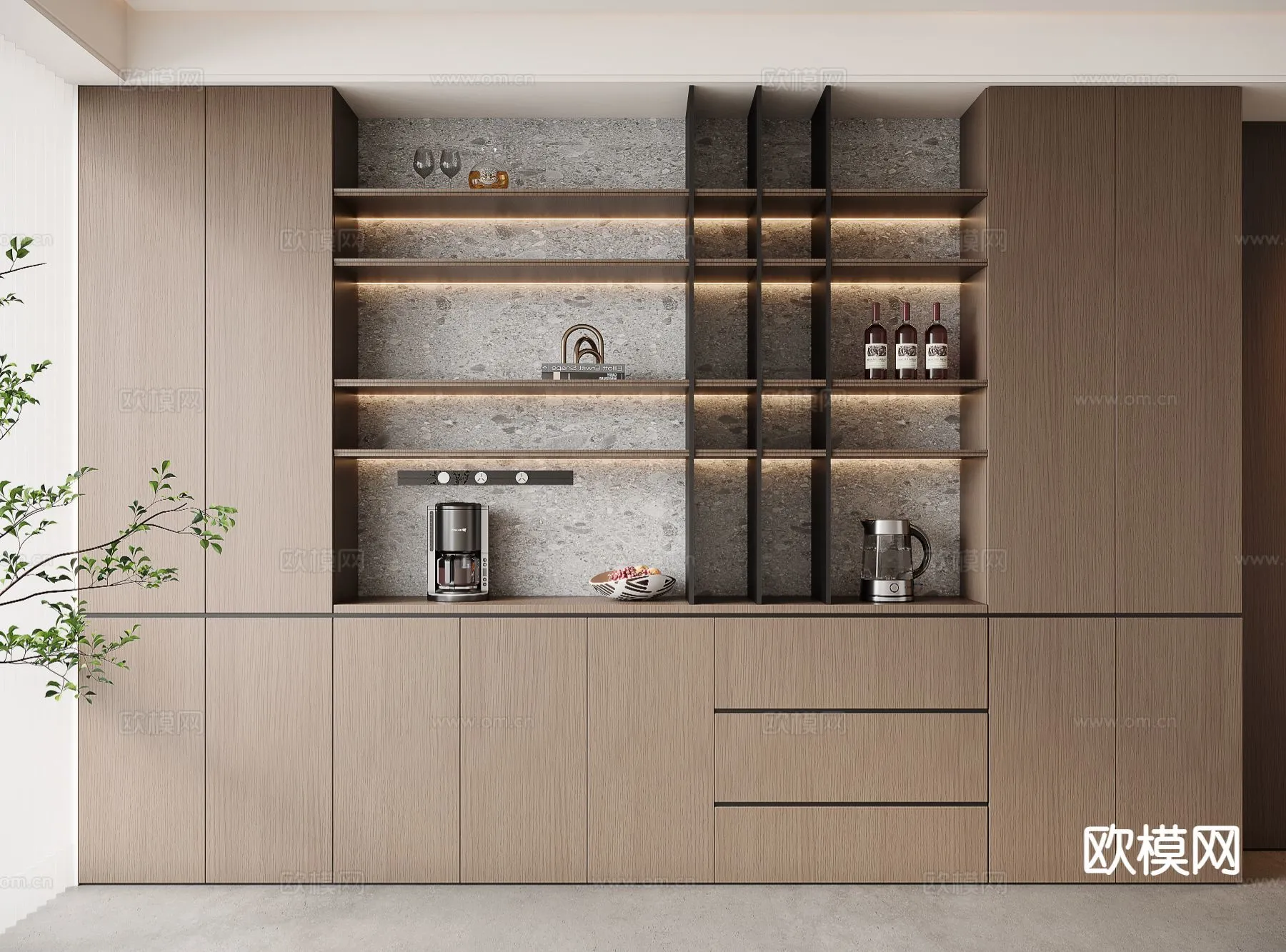 KITCHEN 3D MODELS – 3D Model For Interior Design – 11660