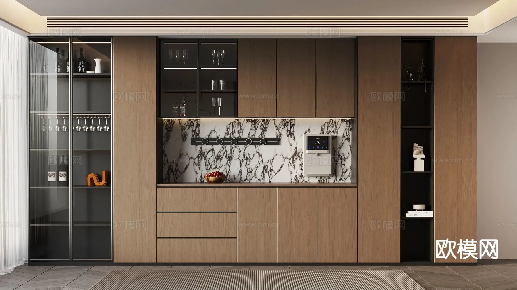 KITCHEN 3D MODELS – 3D Model For Interior Design – 11661