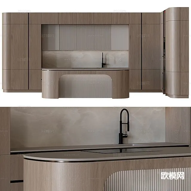 KITCHEN 3D MODELS – 3D Model For Interior Design – 11664 KITCHEN 3D MODELS – 3D Model For Interior Design – 11664