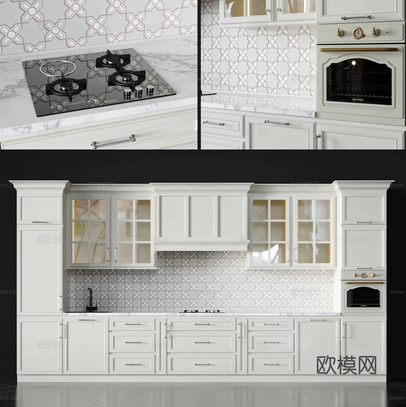 KITCHEN 3D MODELS – 3D Model For Interior Design – 11668 KITCHEN 3D MODELS – 3D Model For Interior Design – 11668