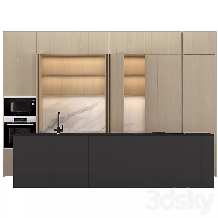 Kitchen 40 3D Model Free Download