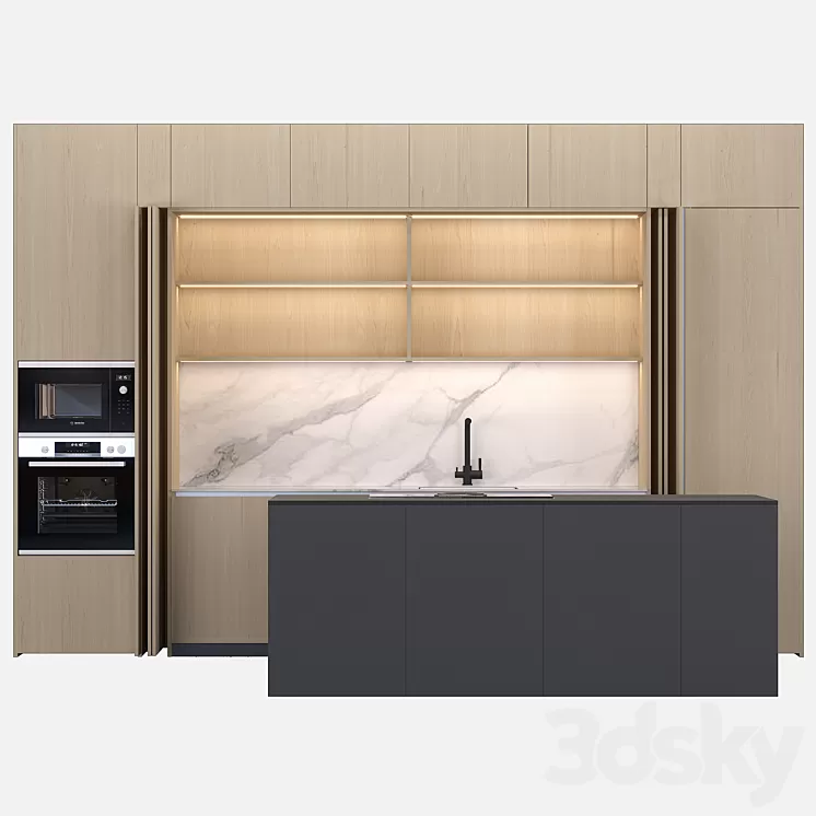 Kitchen 41 3D Model Free Download