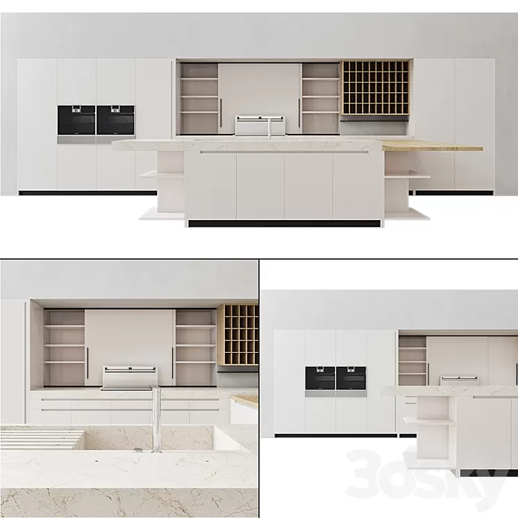 Kitchen 54 3D Model Kitchen 54 3D Model